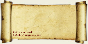 Tamara Jaglikić vizit kartica